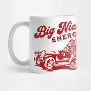 Retro Big Nick Energy Funny Santa Claus Saint Nick Christmas Gift Shirt 2023 Mens Mug